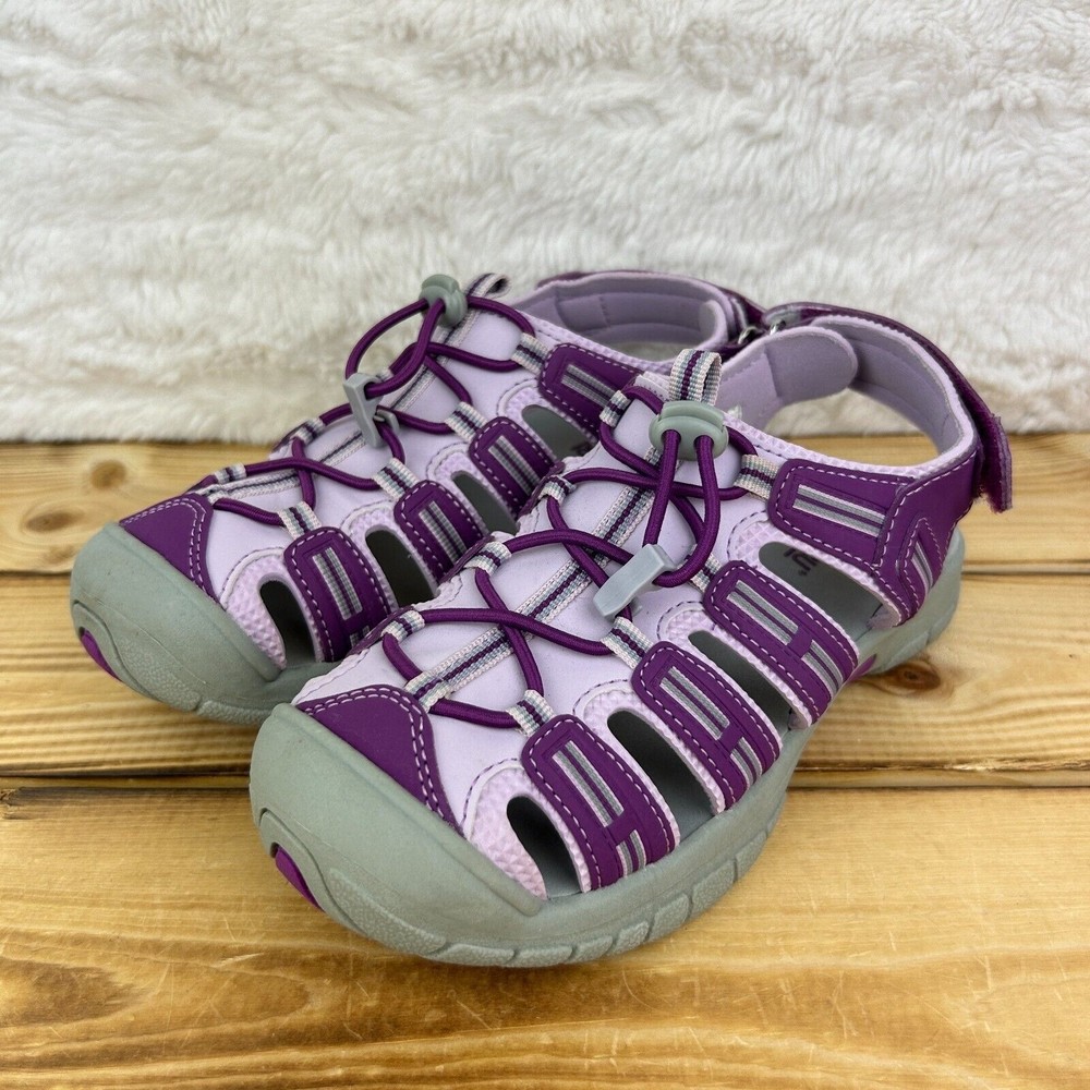 Khombu Girls Sizes 1 2 4 Hiking Water Shoes Sandals Closed Toe Purple Outdoor - Picture 4 of 14